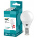 Лампа шар IEK LED G45 3Вт 230В 4000К E14 LLE-G45-3-230-40-E14