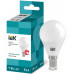 Лампа шар IEK LED G45 7Вт 230В 4000К E14 LLE-G45-7-230-40-E14