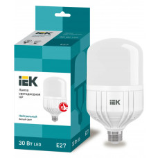 Лампа IEK LED HP 30Вт 230В 4000К E27 в Актау