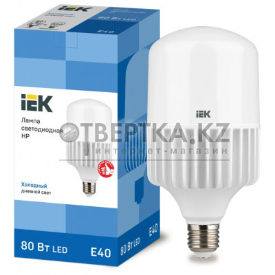 Лампа IEK LED HP 80Вт 230В 6500К E40 LLE-HP-80-230-65-E40