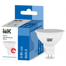 Лампа IEK LED MR16 5Вт 230В 6500К GU5.3 в Актау