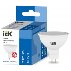 Лампа IEK LED MR16 7Вт 230В 6500К GU5.3 в Павлодаре