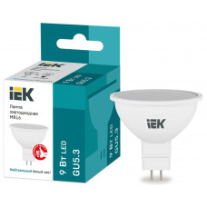 Лампа IEK LED MR16 9Вт 230В 4000К GU5.3 в Алматы