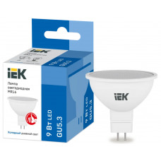 Лампа IEK LED MR16 9Вт 230В 6500К GU5.3