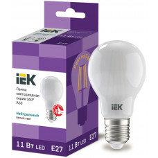 Лампа груша IEK LED A60 11Вт 230В 4000К E27