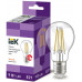 Лампа груша IEK LED A60 9Вт 230В 3000К E27 LLF-A60-9-230-30-E27-CL