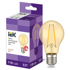 Лампа груша IEK LED A60 9Вт 230В 2700К E27 в Атырау
