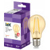 Лампа груша IEK LED A60 9Вт 230В 2700К E27 LLF-A60-9-230-30-E27-CLG