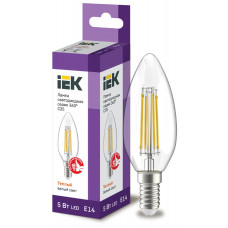 Лампа свеча IEK LED C35 5Вт 230В 3000К E14 в Актобе