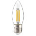 Лампа свеча IEK LED C35 5Вт 230В 3000К E27 LLF-C35-5-230-30-E27-CL