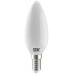 Лампа свеча IEK LED C35 7Вт 230В 3000К E14 LLF-C35-7-230-30-E14-FR