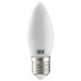 Лампа свеча IEK LED C35 7Вт 230В 3000К E27 LLF-C35-7-230-30-E27-FR
