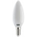 Лампа свеча IEK LED C35 7Вт 230В 4000К E14 LLF-C35-7-230-40-E14-FR