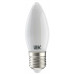 Лампа свеча IEK LED C35 7Вт 230В 4000К E27 LLF-C35-7-230-40-E27-FR