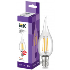 Лампа светодиодная IEK LED CВ35 5Вт 230В 3000К E14