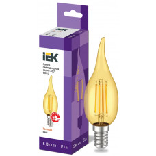 Лампа светодиодная IEK LED CВ35 5Вт 230В 2700К E14 в Актау