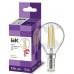 Лампа шар IEK LED G45 5Вт 230В 3000К E14 LLF-G45-5-230-30-E14-CL