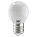 Лампа шар IEK LED G45 7Вт 230В 3000К E27 LLF-G45-7-230-30-E27-FR