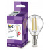 Лампа шар IEK LED G45 7Вт 230В 4000К E14 LLF-G45-7-230-40-E14-CL