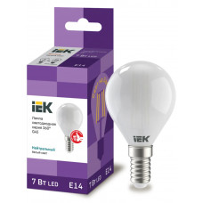 Лампа шар IEK LED G45 7Вт 230В 4000К E14 в Кокшетау