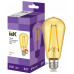 Лампа IEK LED ST64 8Вт 230В 2700К E27 LLF-ST64-8-230-30-E27-CLG