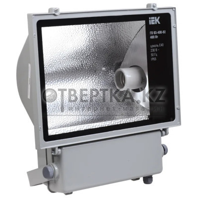 Прожектор серый асимметричный IEK ГО03-400-02 400Вт E40 IP65 LPHO03-400-02-K03