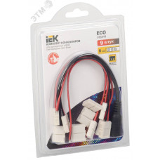 Комплект коннекторов для 8 мм MONO и RGB СД ленты IEK-eco LSCON-8-SET9 в Костанае