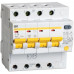 Дифференциальный автоматический выключатель IEK АД14 4Р 25А 30мА MAD10-4-025-C-030
