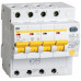 Дифференциальный автоматический выключатель IEK АД14 4Р 25А 100мА MAD10-4-025-C-100