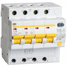 Дифференциальный автоматический выключатель IEK АД14 4Р 40А 300мА в Кокшетау