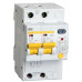 Дифференциальный автоматический выключатель IEK АД12М 2Р С50 30мА MAD12-2-050-C-030