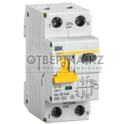 Автоматический выключатель IEK АВДТ 32 C10 MAD22-5-010-C-30
