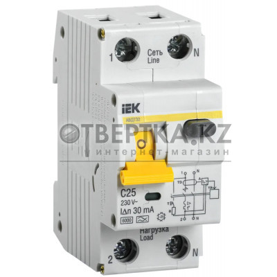 Автоматический выключатель IEK АВДТ 32 C25 MAD22-5-025-C-30