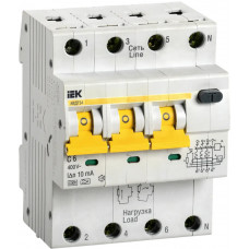 Автоматический выключатель IEK АВДТ 34 C6 10мА в Кокшетау