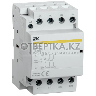 Контактор модульный IEK КМ25-40М AC/DC MKK21-25-40