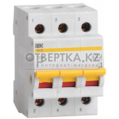 Выключатель нагрузки IEK ВН-32 3Р 20А MNV10-3-020