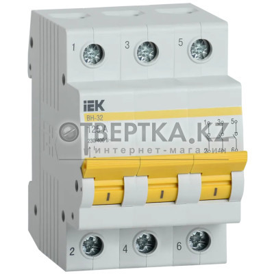 Выключатель нагрузки IEK ВН-32 3Р 125А MNV10-3-125