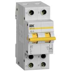 Выключатель-разъединитель трехпозиционный IEK ВРТ-63 2P 63А в Актау
