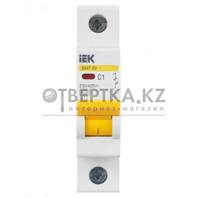 Автоматический выключатель IEK ВА47-29 1P C MVA20-1-001-C