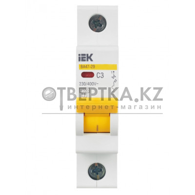 Автоматический выключатель IEK ВА47-29 1P C MVA20-1-003-C