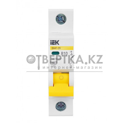 Автоматический выключатель IEK ВА47-29 1P B MVA20-1-010-B