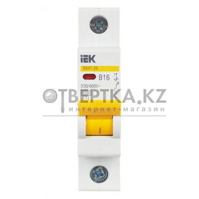 Автоматический выключатель IEK ВА47-29 1P B MVA20-1-016-B