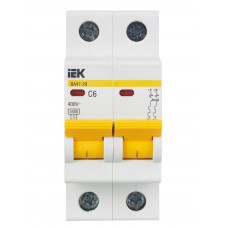 Автоматический выключатель IEK ВА47-29 2P C MVA20-2-006-C в Актобе