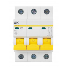 Автоматический выключатель IEK ВА47-29 3P B MVA20-3-025-B в Таразе