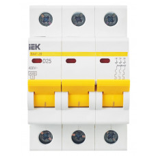 Автоматический выключатель IEK ВА47-29 3P D MVA20-3-025-D в Атырау