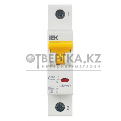 Автоматический выключатель IEK ВА47-60M 1P C MVA31-1-025-C