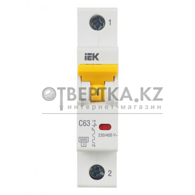 Автоматический выключатель IEK ВА47-60M 1P C MVA31-1-063-C
