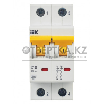 Автоматический выключатель IEK ВА47-60M 2P C MVA31-2-010-C