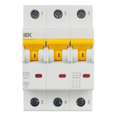 Автоматический выключатель IEK ВА47-60M 3P C MVA31-3-032-C в Таразе