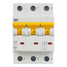 Автоматический выключатель IEK ВА47-60M 3P C MVA31-3-040-C в Таразе